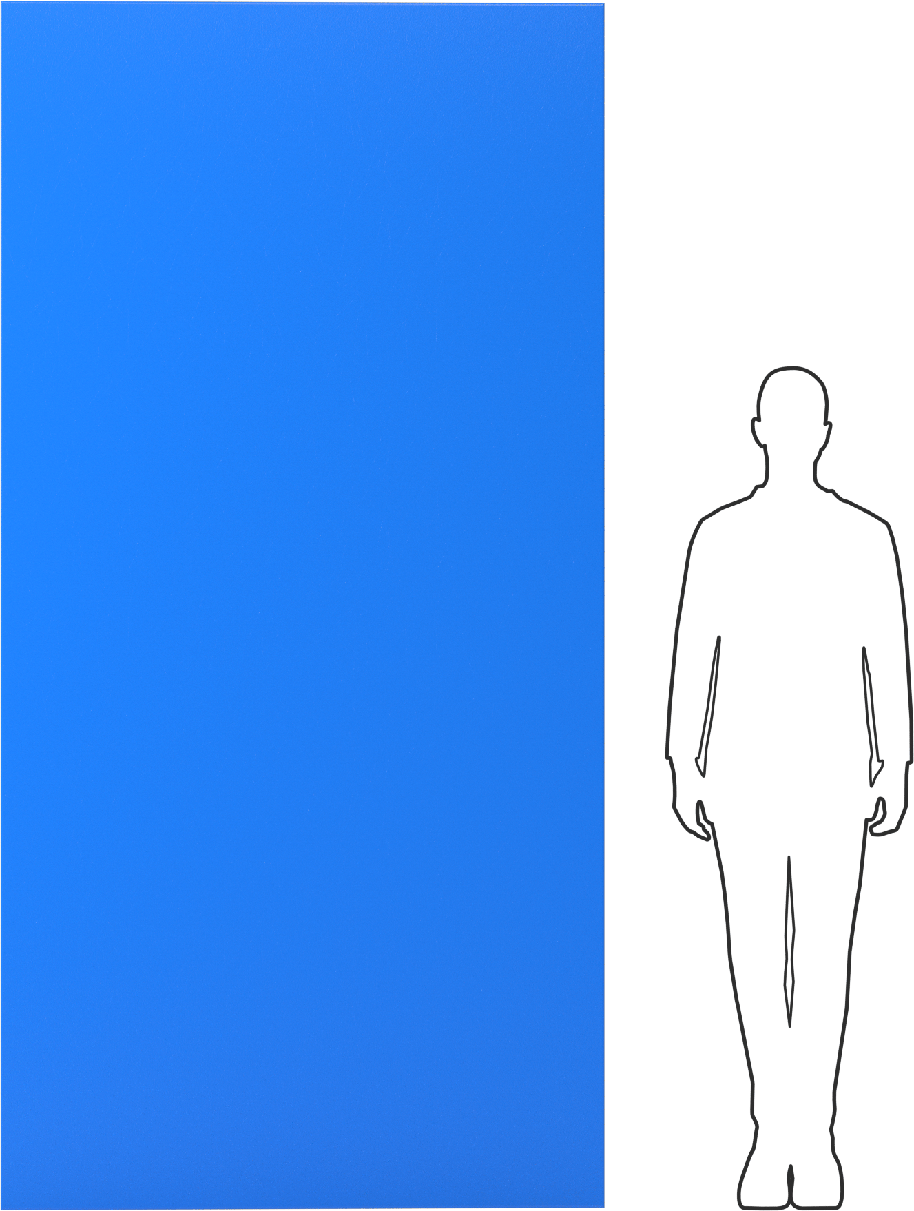 Yüksek Mukavemetli Kaygan UHMW Polietilen, Levha, 48" x 96", 1" Kalınlık