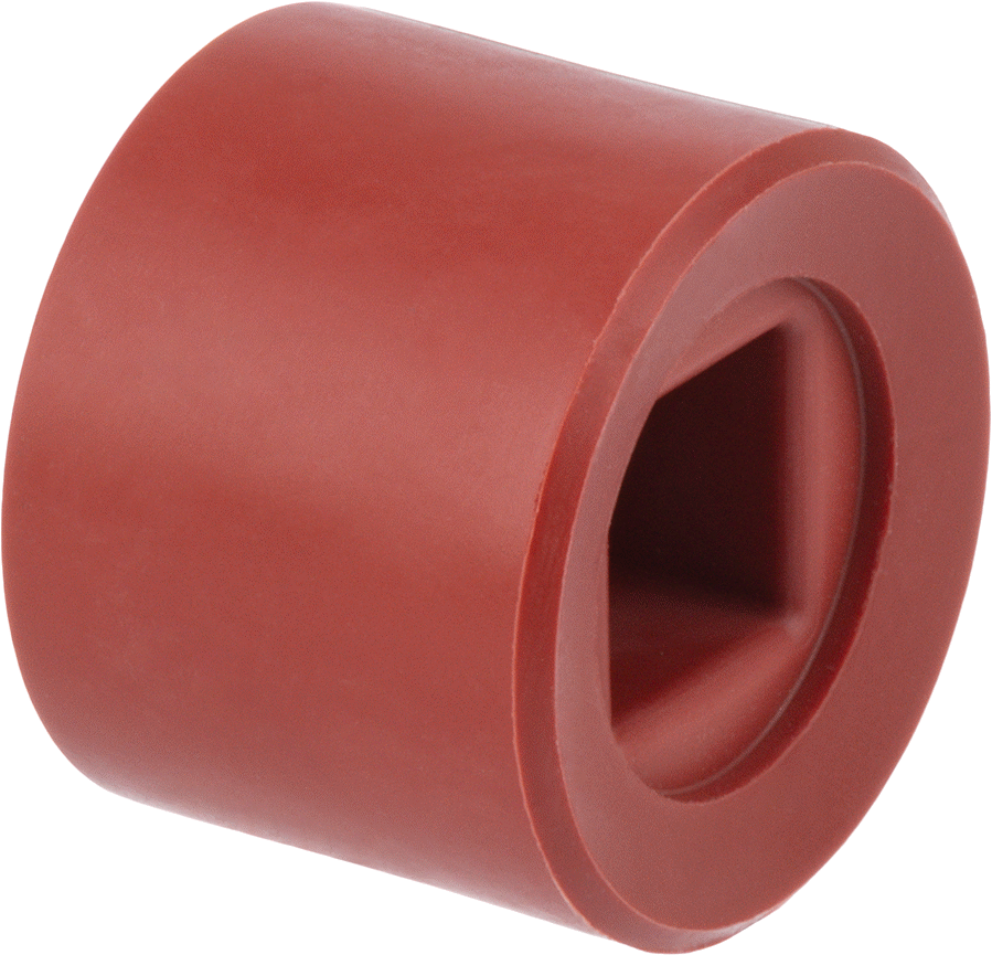 Kraton Çekiç Yüzü, 1-3/8" Çap, Orta-Yumuşak