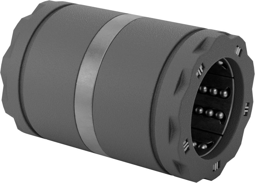 Yüksek Yük Bilyalı Lineer Rulman, Paslanmaz Çelik Bilyeli Asetal, 30 mm Mil Çapı için, 68 mm Uzunluk