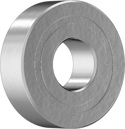 Yüksek Hassasiyetli 440C Paslanmaz Çelik Bilyalı Rulman, Ekranlı, Ticaret No. R4-2Z, 13000 rpm Maksimum Hız