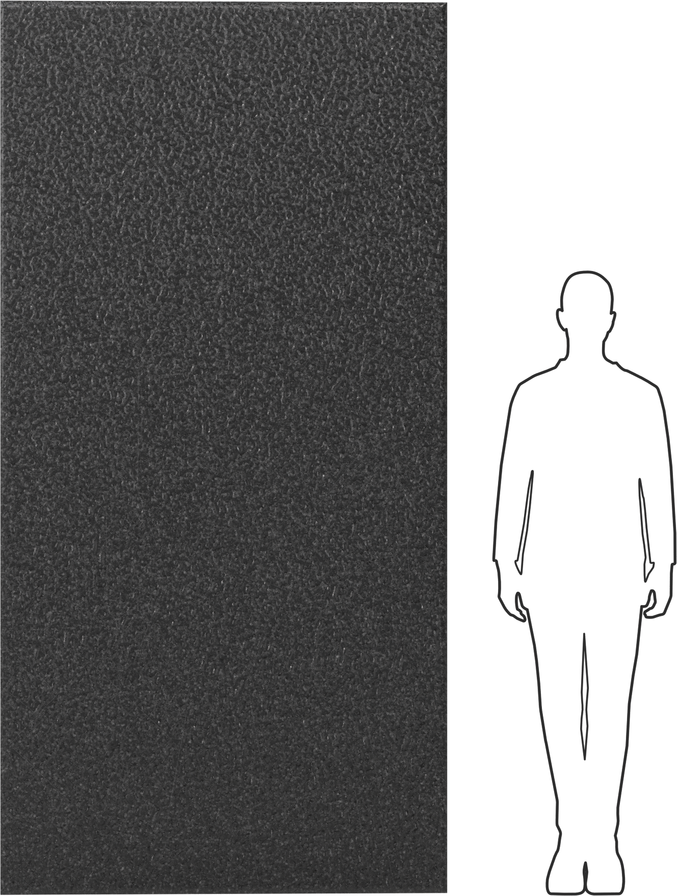 Geri Dönüştürülmüş Denizcilik Sınıfı Neme Dayanıklı HDPE Levha, 3/16" Kalınlık, 96" x 48"