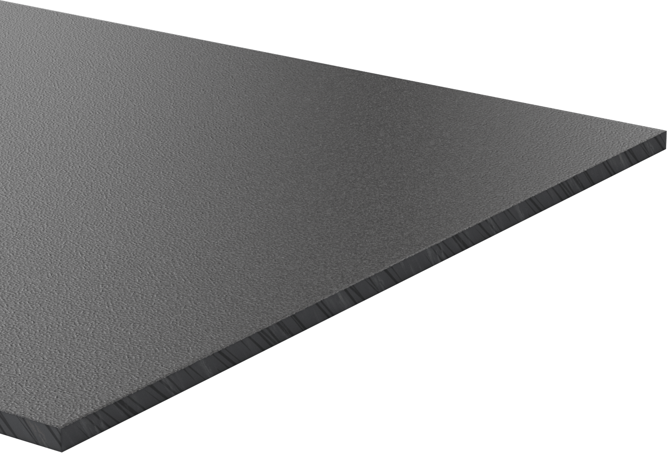 Geri Dönüştürülmüş Denizcilik Sınıfı Neme Dayanıklı HDPE Levha, 1/2" Kalınlık, 48" x 24"