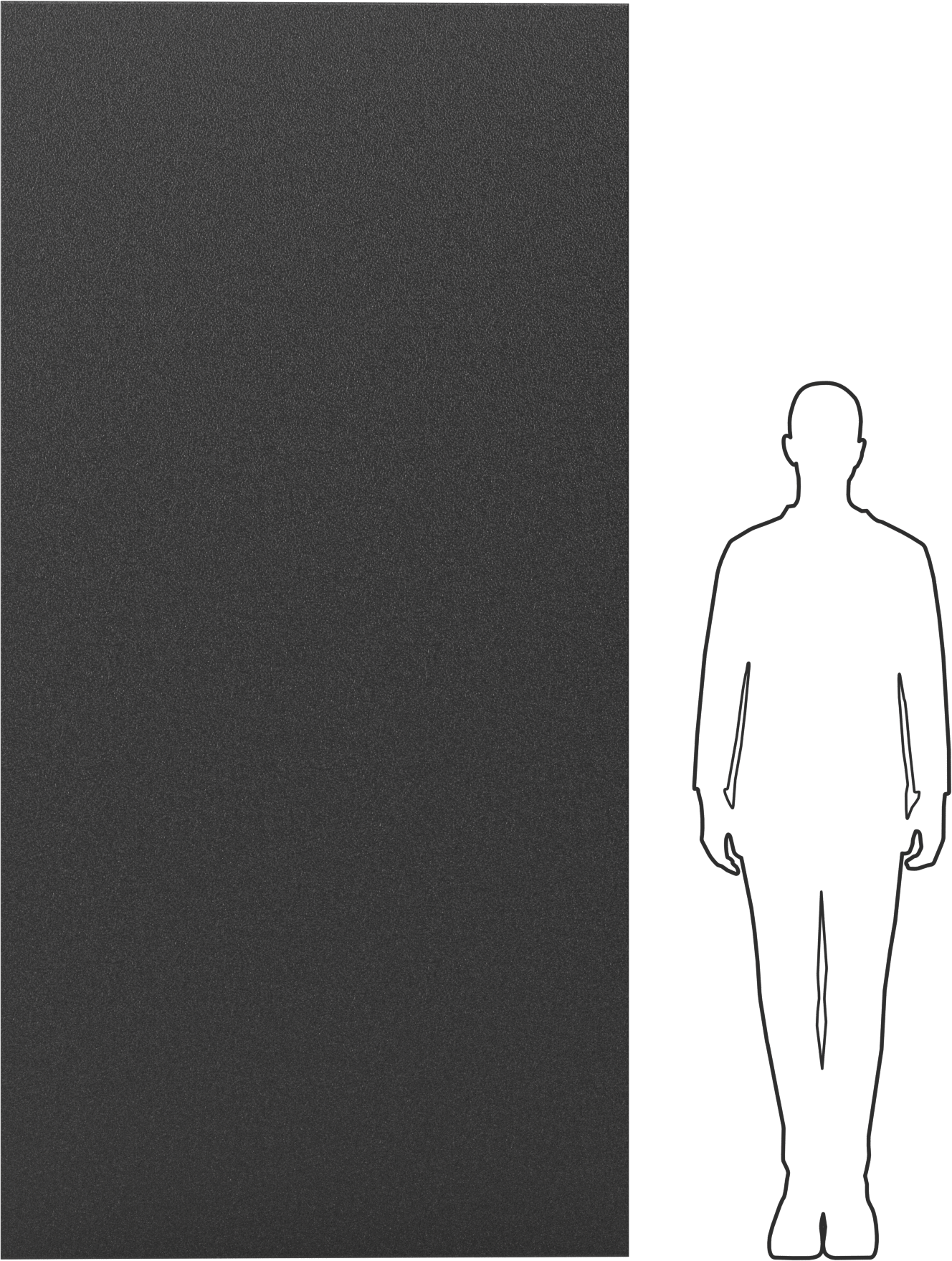 Geri Dönüştürülmüş Denizcilik Sınıfı Neme Dayanıklı HDPE Levha, 1/2" Kalınlık, 96" x 48"