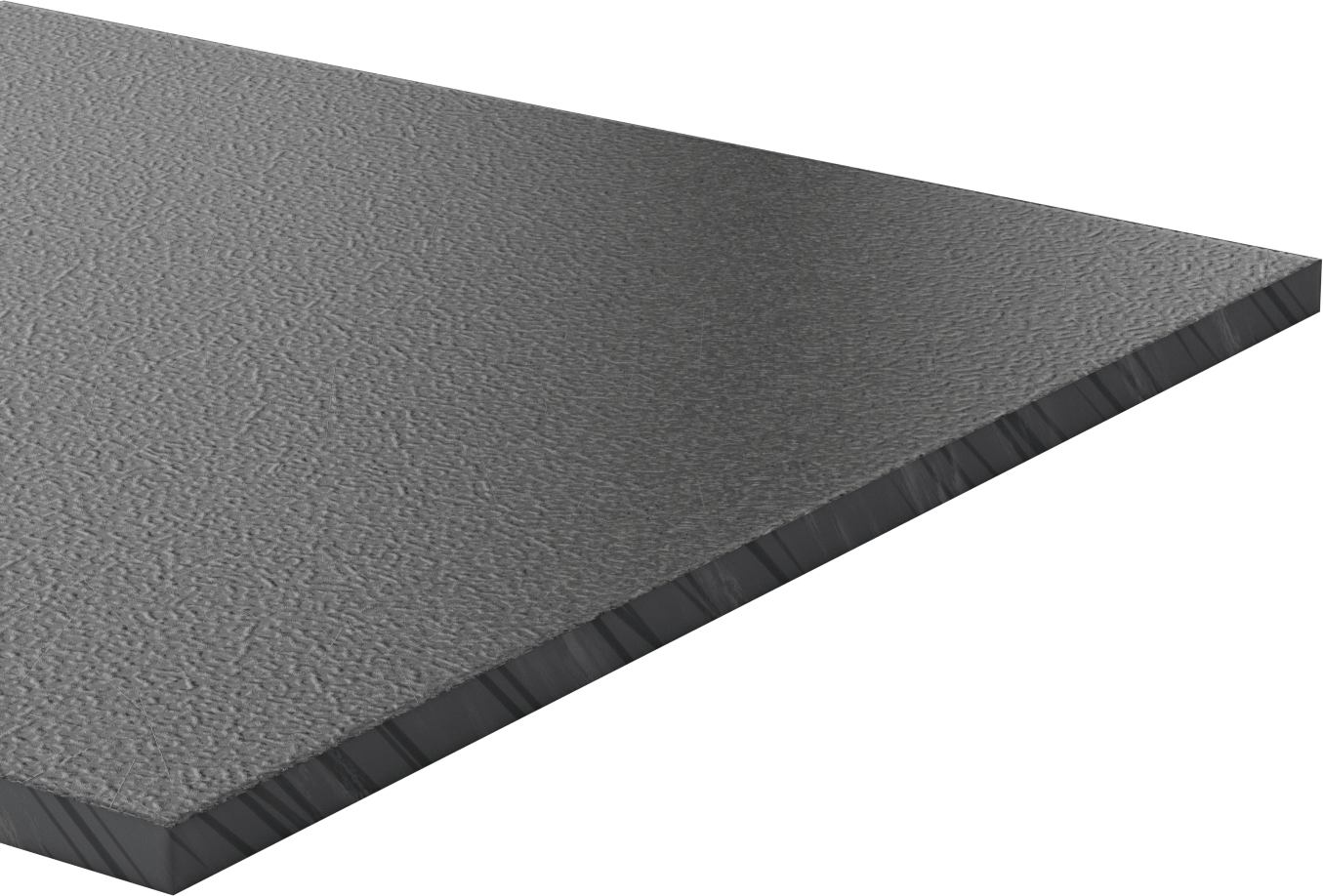 Geri Dönüştürülmüş Denizcilik Sınıfı Neme Dayanıklı HDPE Levha, 3/4" Kalınlık, 24" x 24"