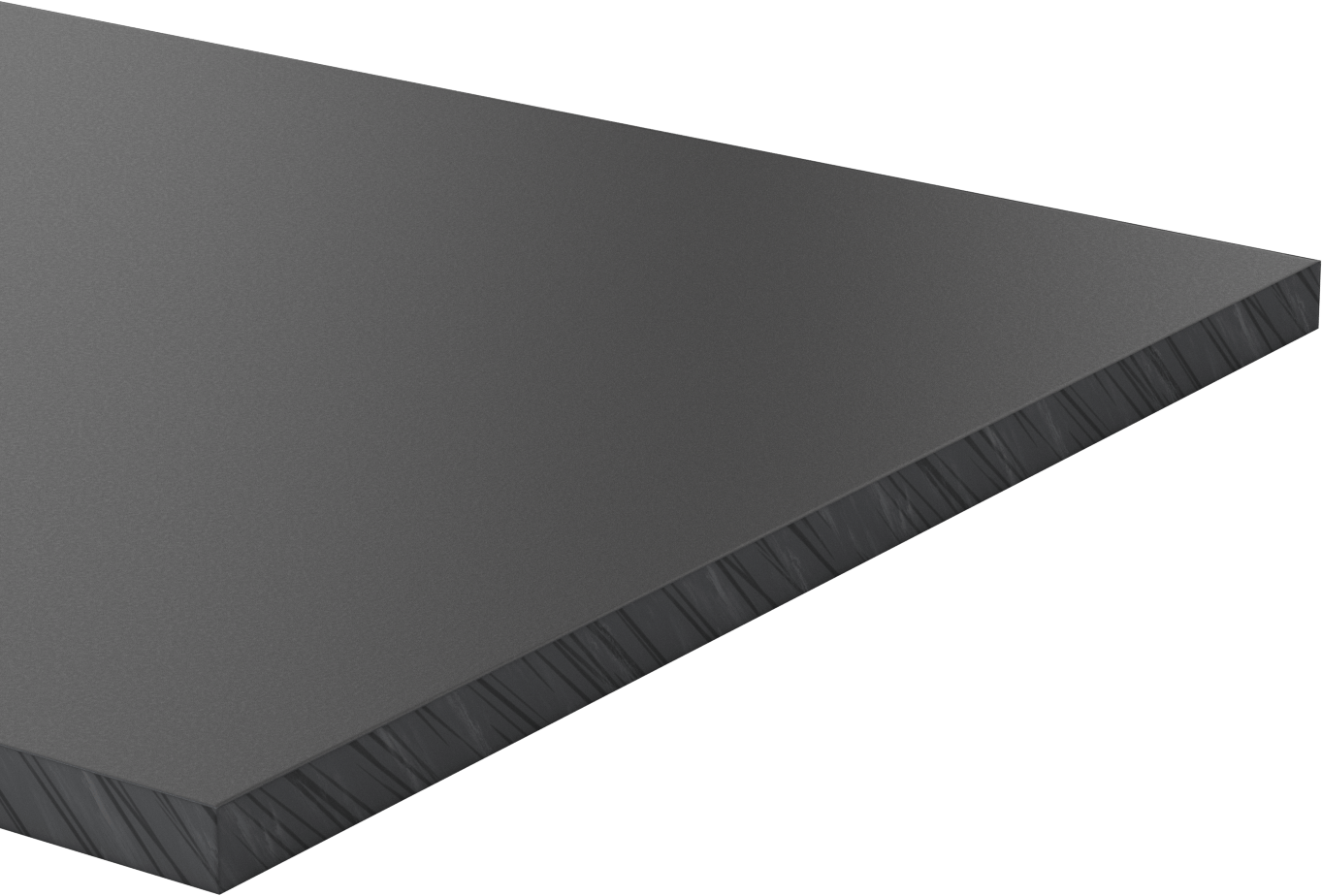 Geri Dönüştürülmüş Denizcilik Sınıfı Neme Dayanıklı HDPE Levha, 1" Kalınlık, 48" x 24"