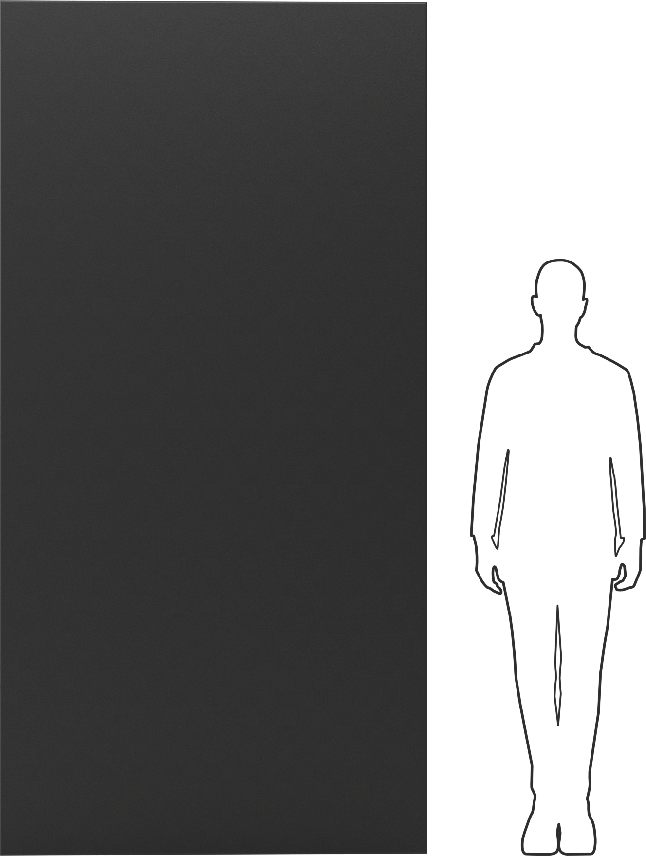 Geri Dönüştürülmüş Denizcilik Sınıfı Neme Dayanıklı HDPE Levha, 1" Kalınlık, 96" x 48"