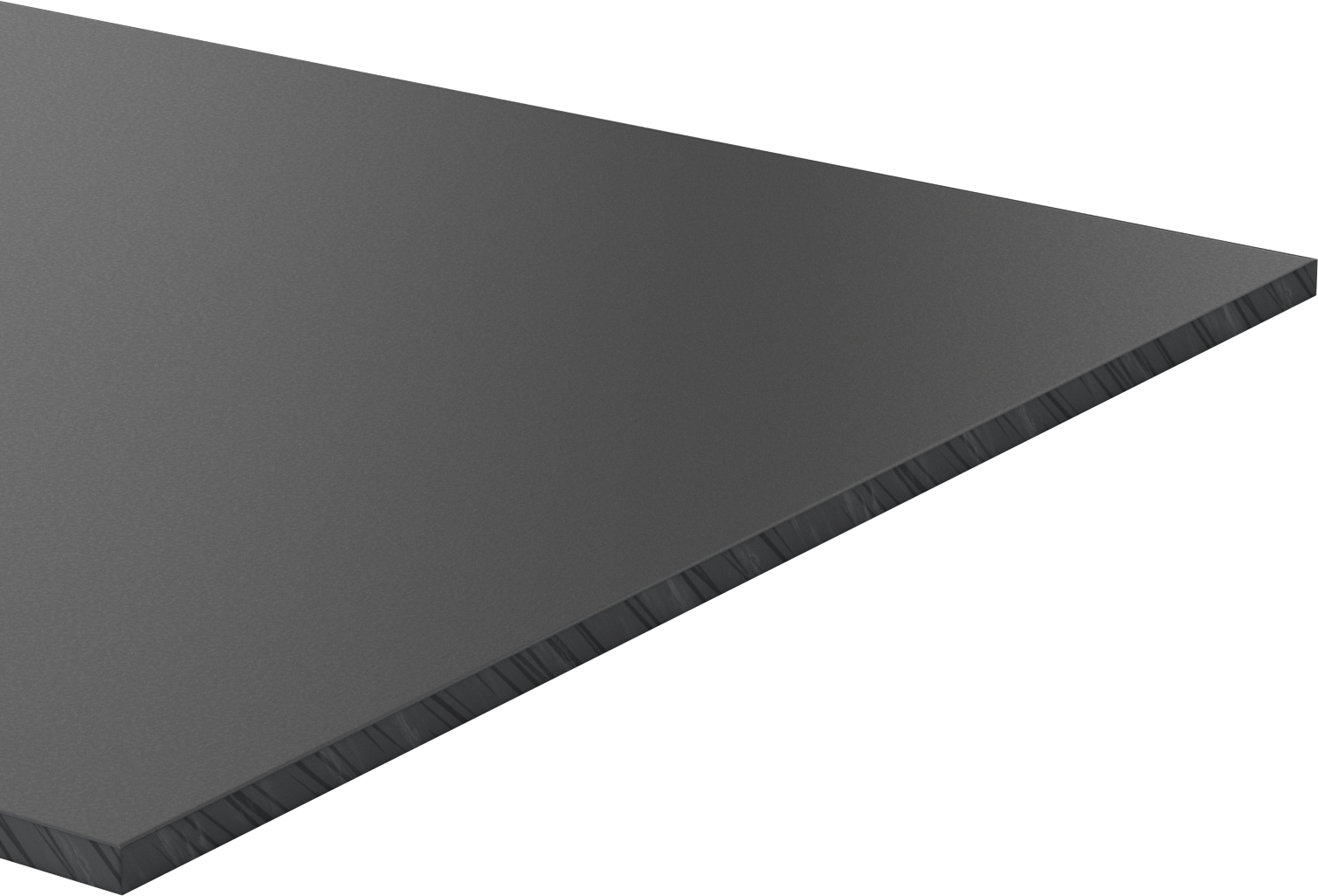 Geri Dönüştürülmüş Denizcilik Sınıfı Neme Dayanıklı HDPE Levha, 1" Kalınlık, 96" x 48"