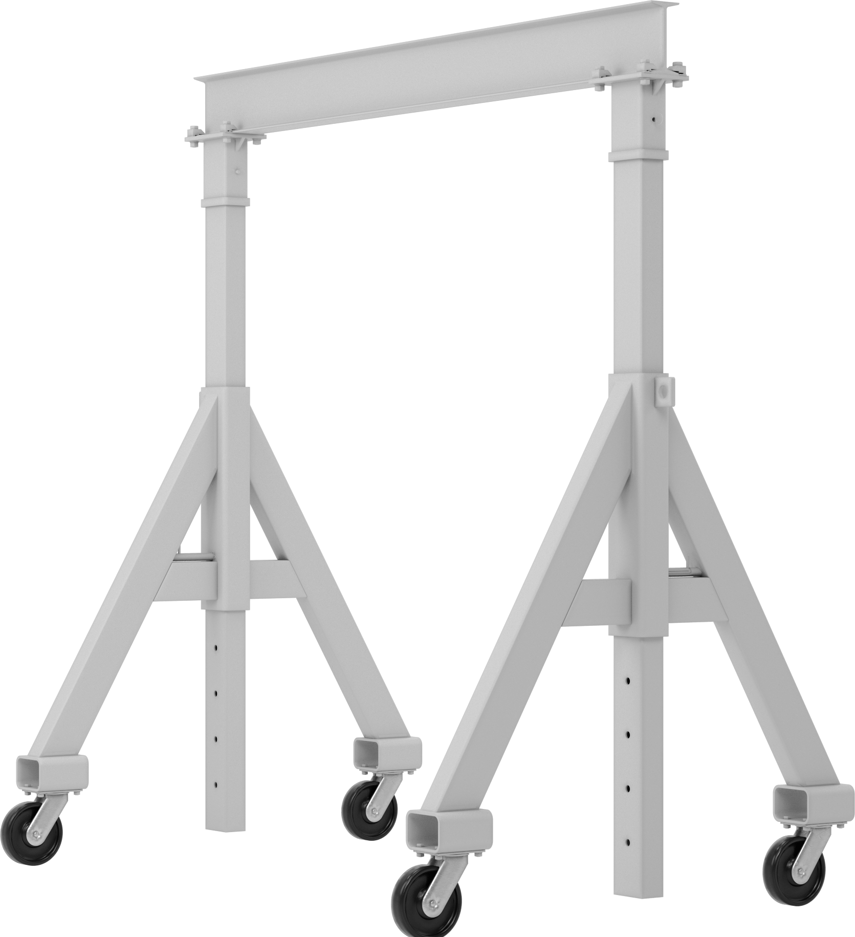 Ayarlanabilir Portal Vinç, Alüminyum, 4000 lbs. Kapasite, 4-6 Fit Açıklık