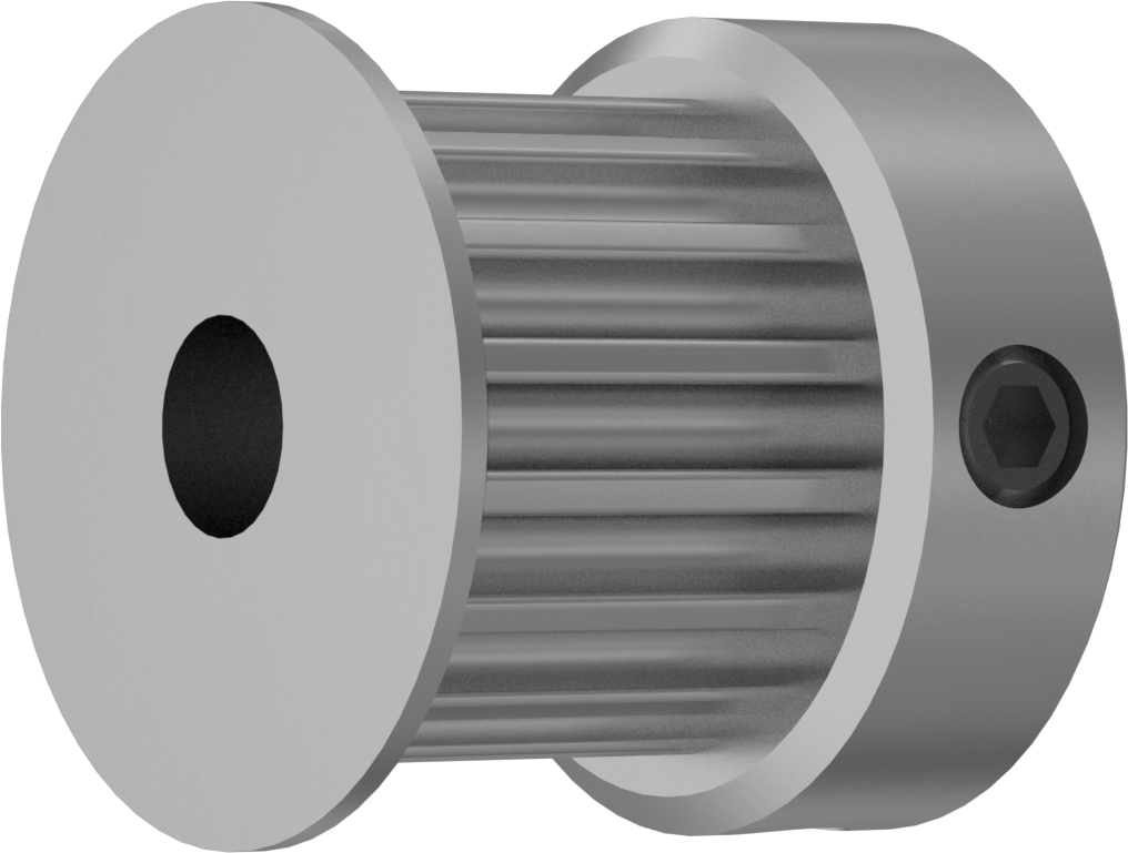 With Hub—One Flange