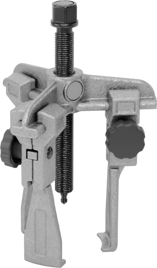 Çift Yönlü Çeneli Dış/İç Kavrama Çekici, Dar Profil Çubuk Kontrolü, 3 Çene, 2-3/4“-5-1/2” iç çap için