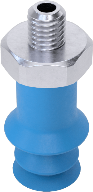 Gıda Endüstrisi Vakum Vantuzu, Metal Algılanabilir, Çoklu, Plastik, 0.34 lbs., M5 Diş