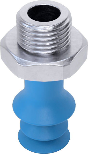 Gıda Endüstrisi Vakum Vantuzu, Metal Algılanabilir, Çoklu, Plastik, 0.34 lbs., 1/8 BSPP