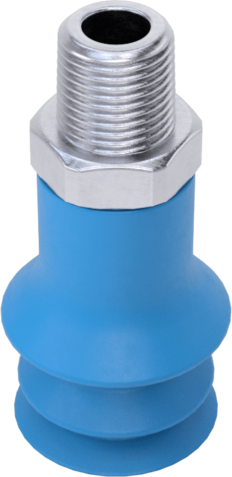 Gıda Endüstrisi Vakum Vantuzu, Metal Algılanabilir, Çoklu, Paslanmaz Çelik, 1,39 lb Kapasite, 1/8 NPT