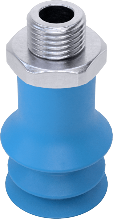 Gıda Endüstrisi Vakum Vantuzu, Metal Algılanabilir, Çoklu, Plastik, 1.8 lbs., 1/4 BSPP