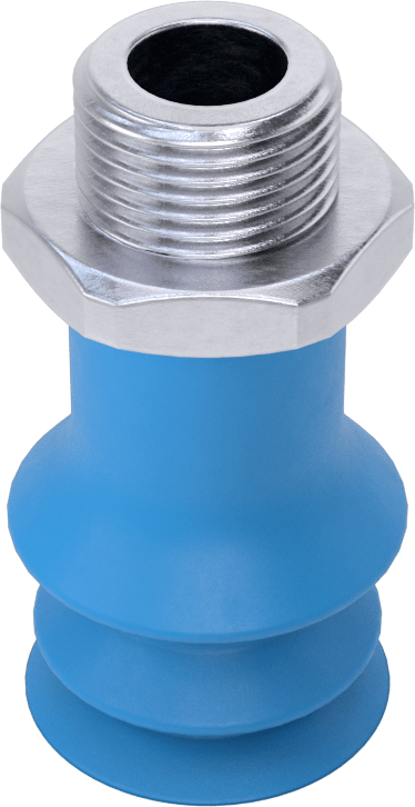 Gıda Endüstrisi Vakum Vantuzu, Metal Algılanabilir, Çoklu, Plastik, 1.8 lbs., 3/8 BSPP
