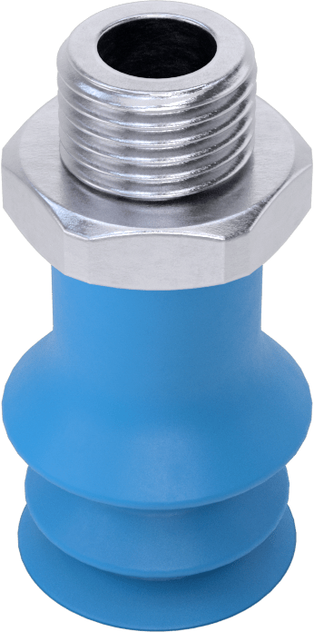 Gıda Endüstrisi Vakum Vantuzu, Metal Algılanabilir, Çoklu, Plastik, 1.39 lbs., 1/4 BSPP