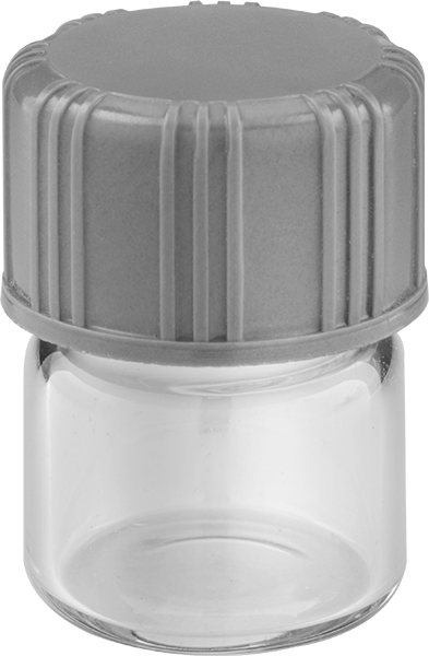 Cam Şişeler, Şeffaf, 0,042 FL oz/1,2 ml Kapasite