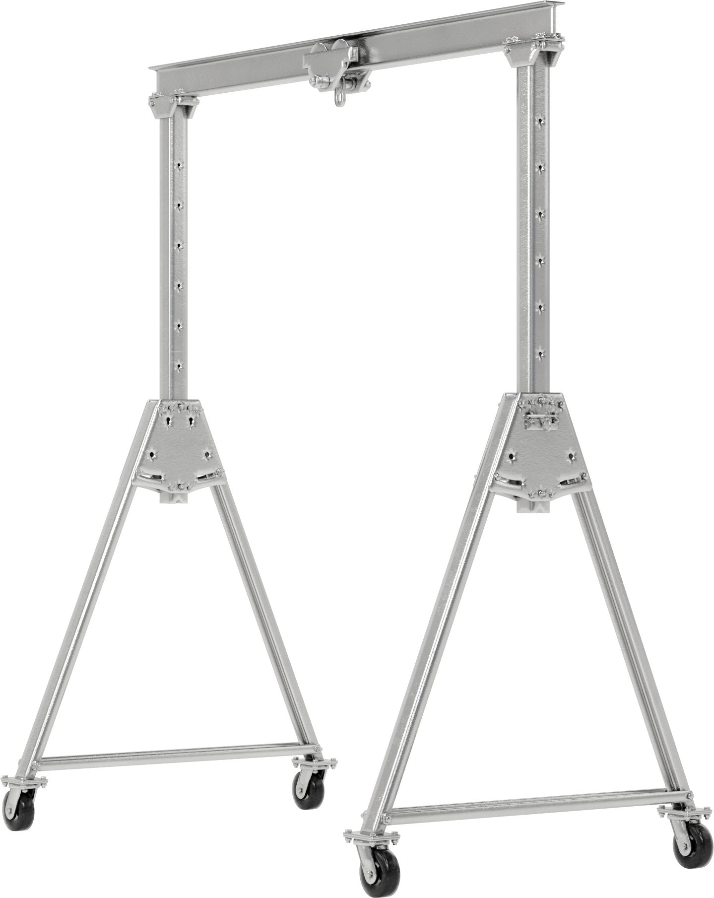 Kolay Depolama Ayarlanabilir Portal Vinç, 1/2 Ton/1000 lbs. Kapasite, 6 Fit ila 9 Fit Boşluk