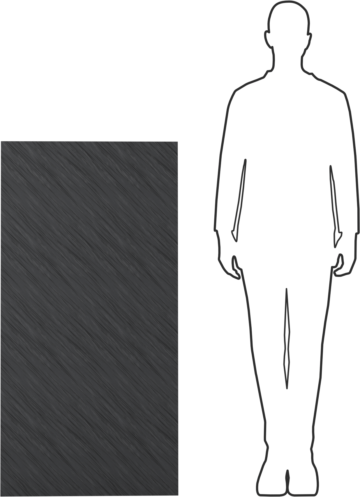 Antistatik Kaygan UHMW Polietilen Levha, FDA Uyumlu, Siyah, 1/4" Kalınlık, 24" x 48"
