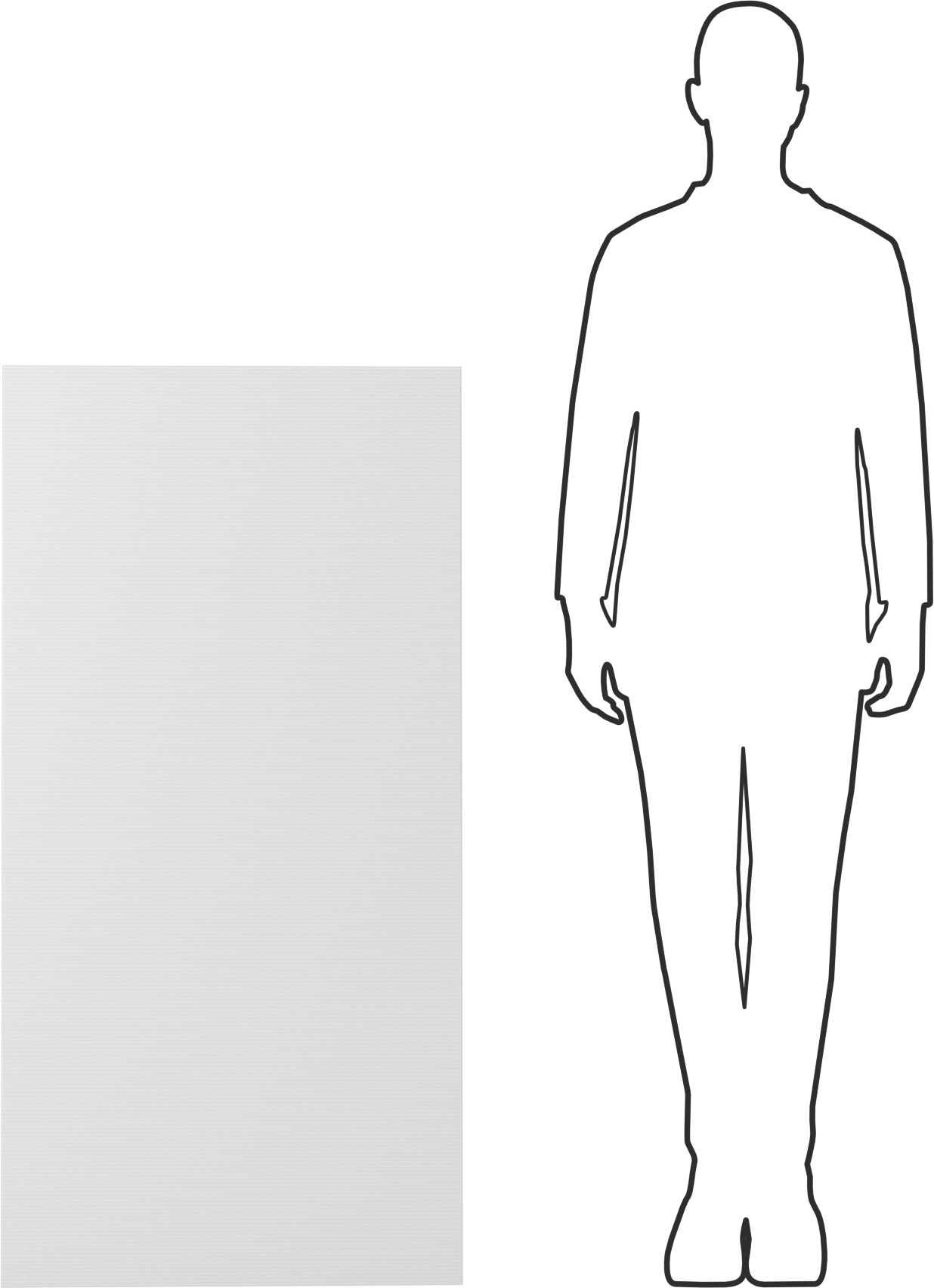 Antistatik Kaygan UHMW Polietilen Levha, FDA Uyumlu, Beyaz, 3/8" Kalınlık, 24" x 48"