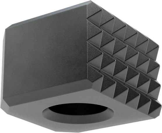 Yan Tutucu, Ultra İnce Tırtıklı, 3/8“ Genişlik x 1/4” Yükseklik