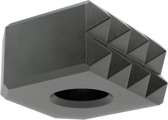 Yan Tutucu, İnce Tırtıklı, 1/2“ Genişlik x 1/4” Yükseklik
