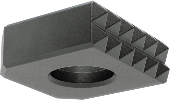 Yan Tutucu, İnce Tırtıklı, 3/4“ Genişlik x 1/4” Yükseklik