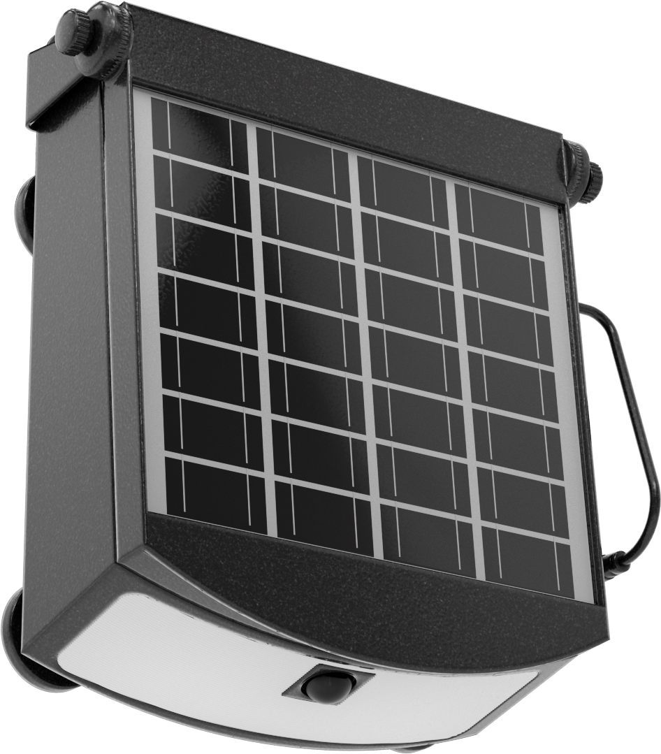 Güneş Enerjili Dış Mekan Duvar Işığı, Mıknatıslı ve Bağlantı Elemanı Montajı, 1600 Lumens