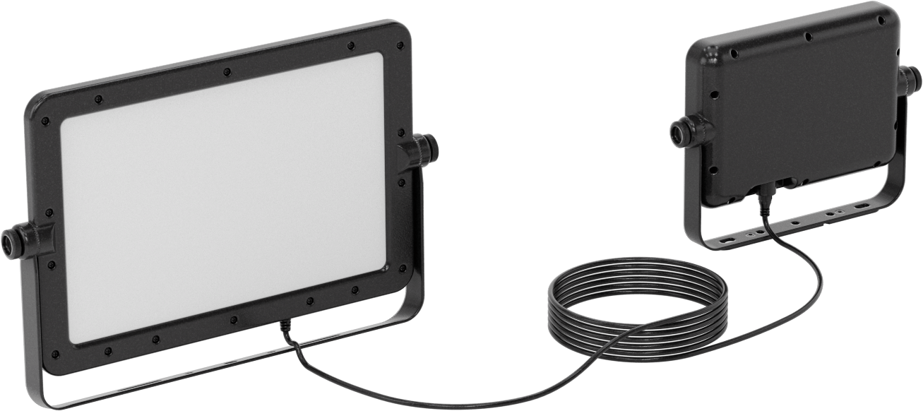 Güneş Enerjili Dış Mekan Duvar Işığı, Braket Montajı, 1100 Lumens, 18' Maksimum Algılama Mesafesi
