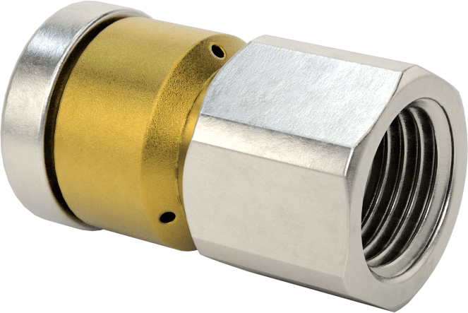 Su Gücüyle Çalışan Kanal Temizleme Nozulu, Dönen, 1/4" NPT Dişi, 0.35 gpm @ 40 PSI