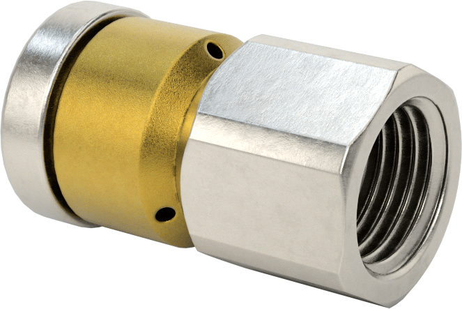 Su Gücüyle Çalışan Kanal Temizleme Nozulu, Dönen, 1/4" NPT Dişi, 0.60 gpm @ 40 PSI