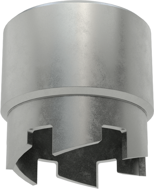 Sac Metal için Delik Testere, 1/8" Kesme Derinliği, 11/16" Çap