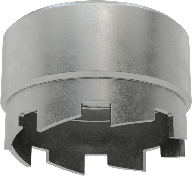 Sac Metal için Delik Testere, 1/8" Kesme Derinliği, 1-1/16" Çap