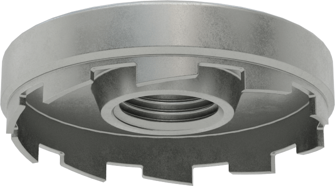 Sac Metal için Delik Testere, 1/8" Kesme Derinliği, 1-1/2" Çap