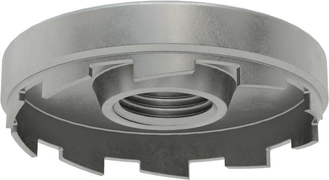 Sac Metal için Delik Testere, 1/8" Kesme Derinliği, 1-9/16" Çap