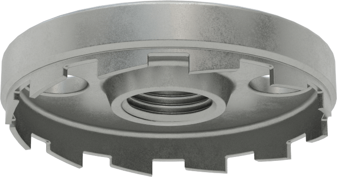 Sac Metal için Delik Testere, 1/8" Kesme Derinliği, 1-3/4" Çap