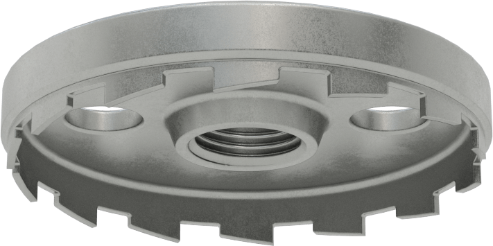 Sac Metal için Delik Testere, 1/8" Kesme Derinliği, 2-1/16" Çap