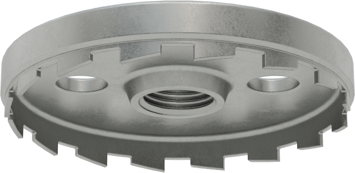 Sac Metal için Delik Testere, 1/8" Kesme Derinliği, 2-1/4" Çap