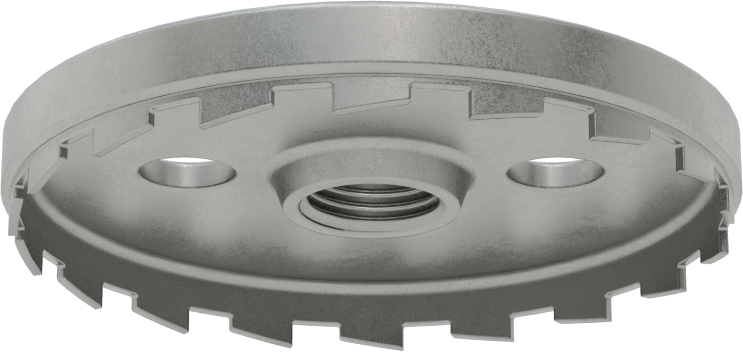 Sac Metal için Delik Testere, 1/8" Kesme Derinliği, 2-1/2" Çap