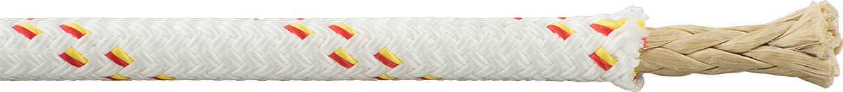 Yüksek Sıcaklık Halatı - Kaldırma için, Aşınmaya Dayanıklı, Polyester Kapak, 7/16" Çap