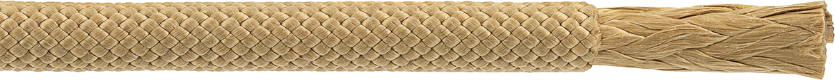 Yüksek Sıcaklık Halatı - Kaldırma için, Aşınmaya Dayanıklı, Aramid Kapak, 7/16" Çap