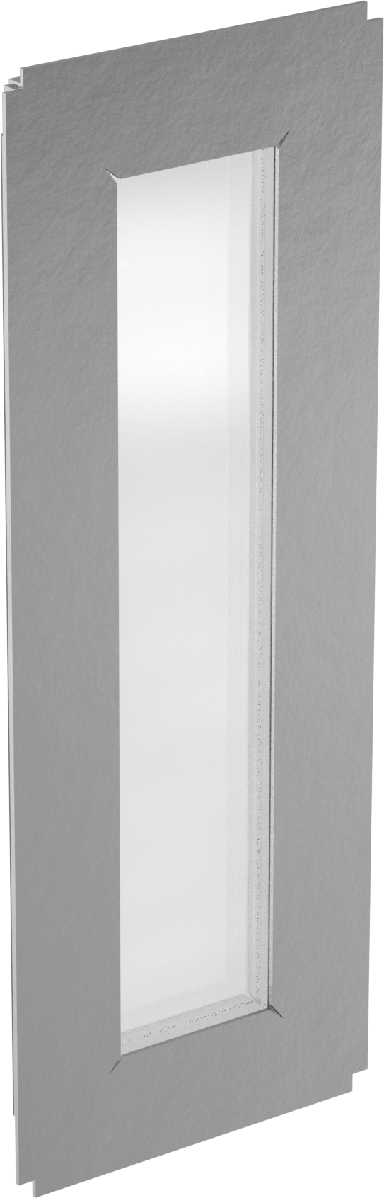 Elektrik Muhafazası İnceleme Penceresi, Toz Kaplamalı Çelik Çerçeve, 15-5/8“ Yükseklik x 5-5/8” Genişlik Toplam