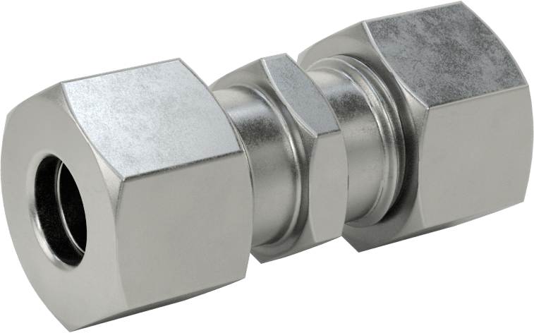 Yüksek Basınçlı Sıkıştırma Bağlantı Elemanı, Düz Konektör, 10 mm Boru Dış Çapı