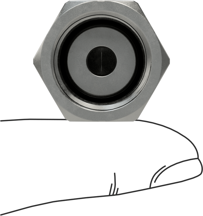 10 mm Boru Dış Çapı Yüksek Basınçlı Sıkıştırma Bağlantısı için Kapak