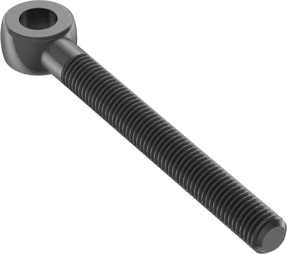 Tam Dişli Çubuk Ucu Cıvatası, M10 x 1,5 mm Şaft Dişi, 100 mm Şaft Merkez Uzunluğu
