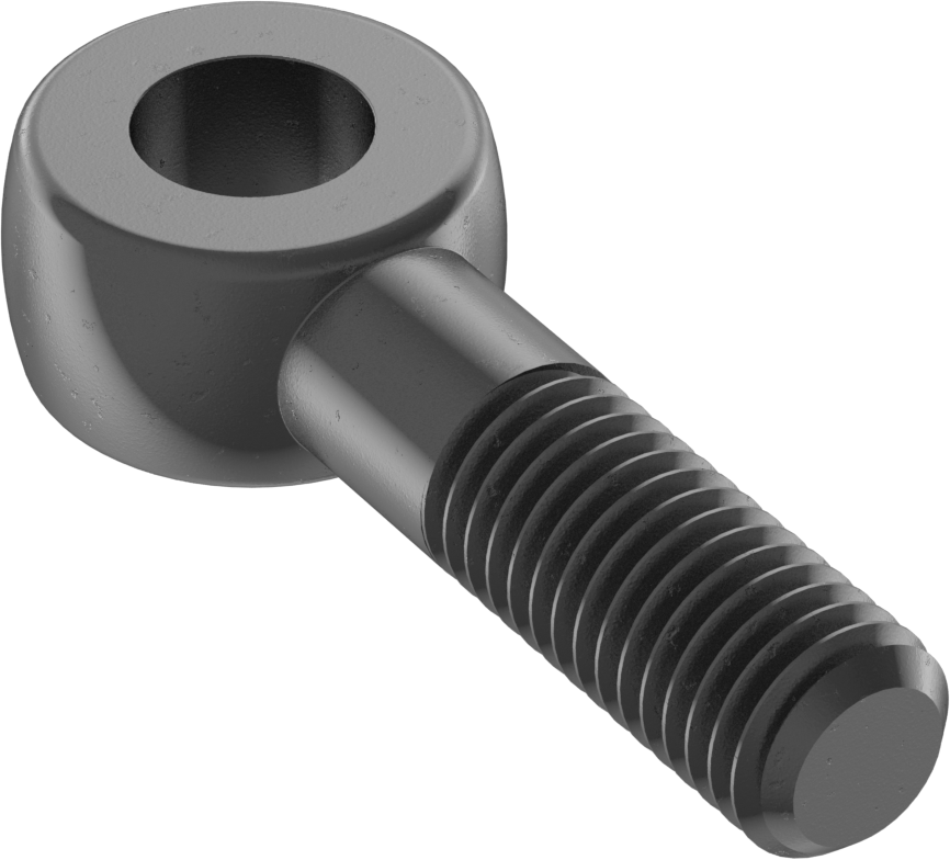Tam Dişli Çubuk Ucu Cıvatası, M12 x 1,75 mm Şaft Dişi, 50 mm Şaft Merkez Uzunluğu