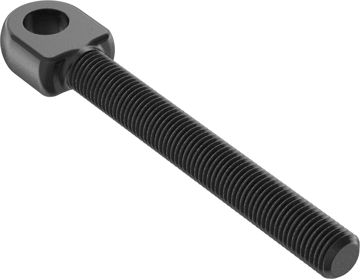 Düz Omuzlu Çubuk Ucu Cıvatası, M16 x 2,0 mm Dişli, 150 mm Şaft Merkez Uzunluğu