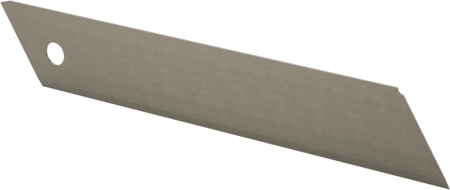 Kırılabilir Bıçaklı Maket Bıçağı için 4-1/2" Uzunluk x 18 mm Genişlik Çelik Bıçaklar