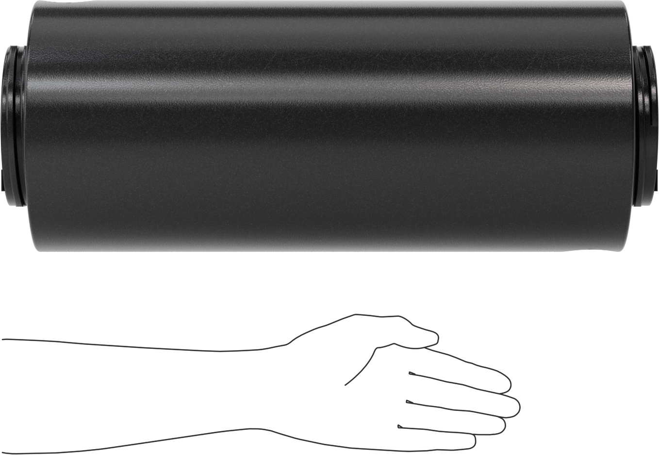 Makara için Çekirdek, 19" Genişlik, 8" OD, 2-1/4" ID