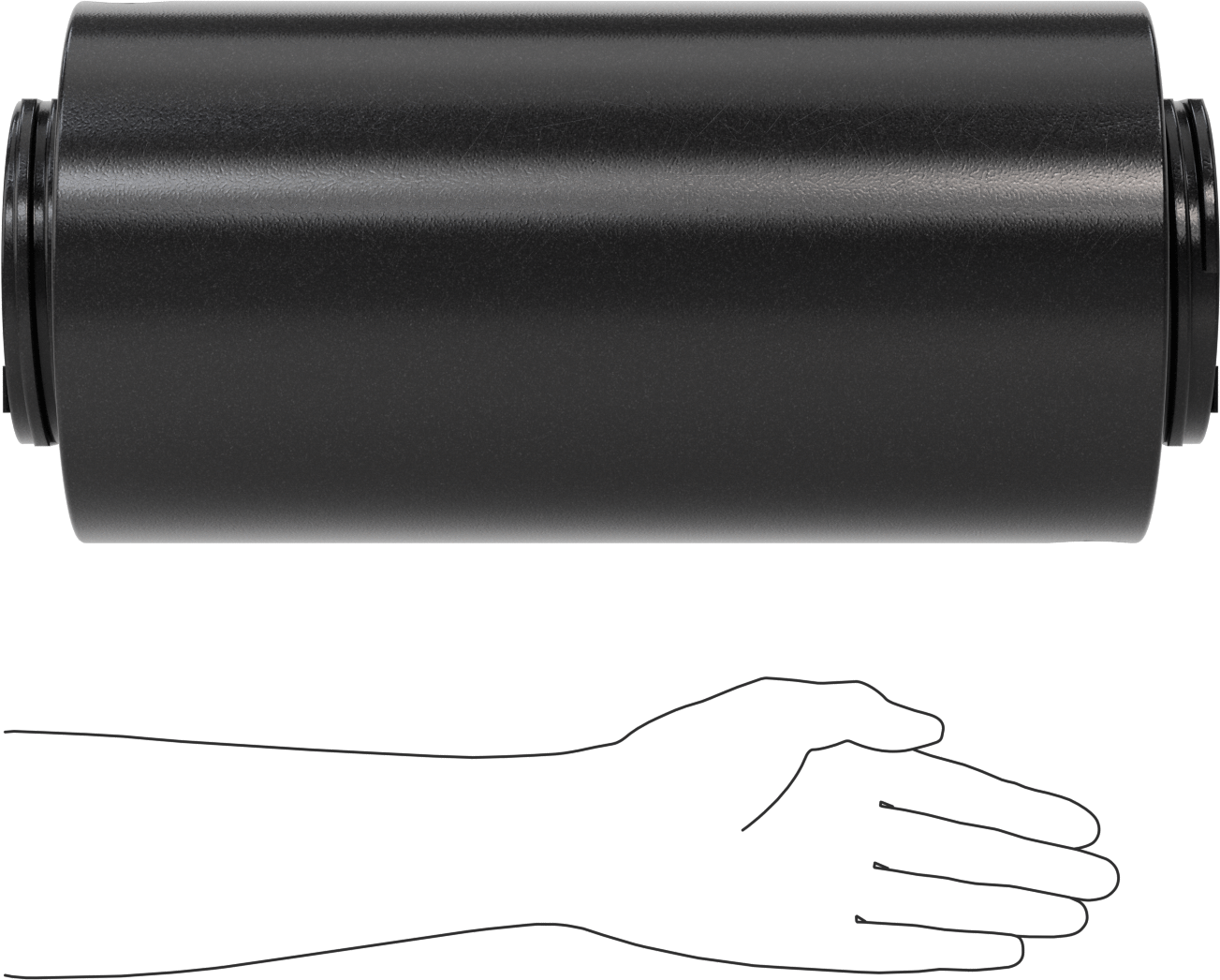Makara için Çekirdek, 16" Genişlik, 8" OD, 1-1/2" ID